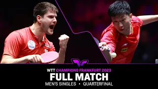 FULL MATCH | Dimitrij OVTCHAROV vs MA Long | MS QF | #WTTFrankfurt 2023