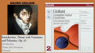 Mauro Giuliani: Introduction, Theme with Variations, and Polonaise, Op.65, Pepe Romero (guitar)