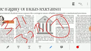 08/08/2019 - HINDU EDITORIAL analysis in tamil for UPSC and GROUP 1 students