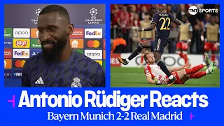 "IT'S A 50/50 TIE" 💪 | Antonio Rudiger | Bayern Munich 2-2 Real Madrid | UEFA Champions League