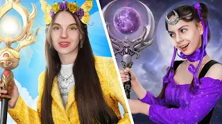 Girl Night VS Girl Day || Silver VS Golden Mermaid