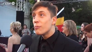 Loïc Nottet sur le tapis rouge à Vienne du 19 mai 2015, Conc