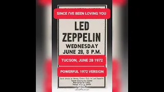 Led Zeppelin - Since I've Been Loving You, Live in Tucson 72