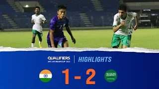 India U-17 1-2 Saudi Arabia U-17 | AFC U-17 Asian Cup 2023 Qualifiers | Highlights