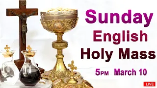 Catholic Mass Today I Daily Holy Mass I Sunday March 10 2024 I English Holy Mass I 5.00 PM
