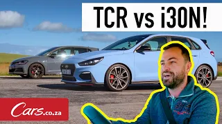 Drag Race: VW Golf GTI TCR vs Hyundai i30 N