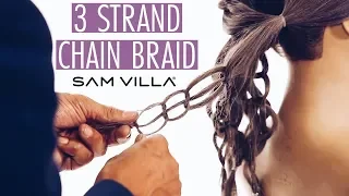 Chain Braid - How to Create with 3 Strands