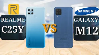 Realme C25Y vs Samsung Galaxy M12 | Full Comparison | Realme C25Y vs Samsung M12