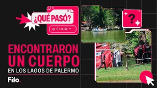 Encontraron el cadáver de un hombre en los lagos de Palermo | #Quépasó