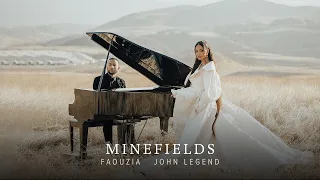 Faouzia  John Legend  Minefields Lyrics , faouzia u0026 john legend - minefields cover