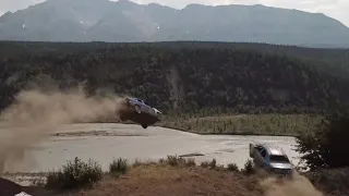 Mid Air Collision | Cars Totaled Crashing Off a Cliff