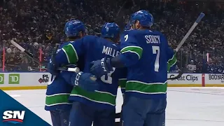 J.T. Miller Makes Sweet Tip From Sharp Angle To Cut Deficit vs. Oilers