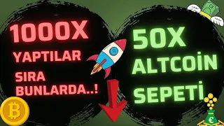 ALTCOİN SEPETİ KRİPTO PARALAR BOĞA SEZONU 50X