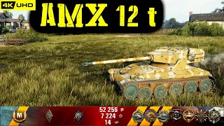 World of Tanks AMX 12 t Replay - 9 Kills 2.8K DMG(Patch 1.6.1)