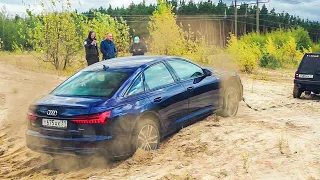 УШАТАЛ НОВУЮ AUDI A6  против SUBARU WRX на БЕЗДОРОЖЬЕ!