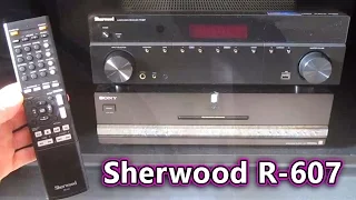 Sherwood R-607 Stereo Receiver $185 UNBOXING & Review 5.1 AVR 807 rx sony yamaha onkyo denon