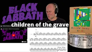 Drum Teacher Reaction: BILL WARD | Black Sabbath - 'Children Of The Grave' | Master Of Reality