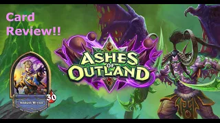 Ashes of Outland Card Review! Priest Cards. Arena based Opinions