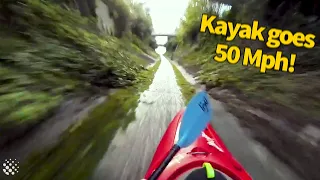 Kayakers Reach Incredible Speeds Down Drainage Ditch | Extreme Kayaking GoPro