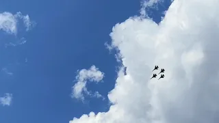 Lipetsk, day of the city 2019. Air show from "Sokoly Rossii"