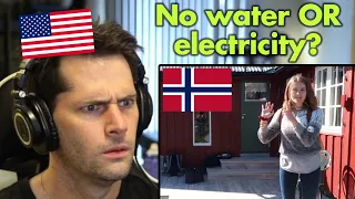 American Reacts to What Norwegians do at their Cabins