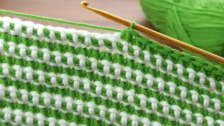 Fantastic👌💯 two color Super Easy  Crochet Baby Blanket For Beginners online Tutorial #crochetblanket
