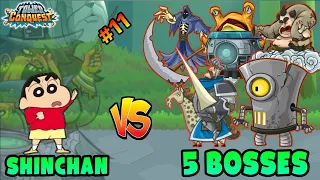 Shinchan vs void Lord, fallout, reaper, wind god and king in tower conquest 😰😱 | shinchan vs friends