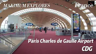 Paris Charles de Gaulle Airport // terminal walk tour