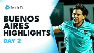 Thiem Seeks First Calendar Win; Baez, Cerundolo in Action | 2023 Buenos Aires Day 2 Highlights