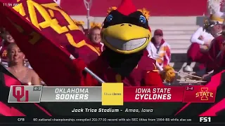 CFB on FS1 intro Oklahoma at Iowa State