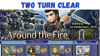 DFFOO GL Around the Fire LC, 2 Turn clear (Terra BT, Tifa, Cor)