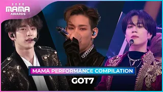 [#2022MAMA] GOT7(갓세븐) MAMA PERFORMANCE COMPILATION (2022 MAMA 수상자 역대 마마 무대 모아보기)