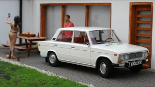 1:18 Lada 1600 (2106) '76, pure white - Triple9 [Unboxing]