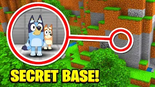 Whats INSIDE BLUEYS NEW Secret BASE IN MINECRAFT?