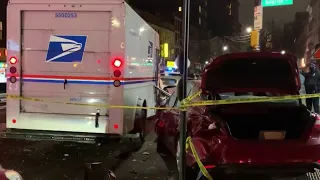 Woman Goes on Destructive Joyride in Stolen Postal Truck | NBC New York