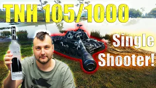TNH 105/1000: Single Shooter Gun in Action! | World of Tanks