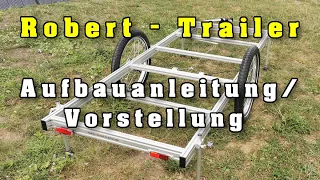 Der Robert Trailer, perfekte Basis für Fahrrad Wohnwagen und Universalaufbauten!