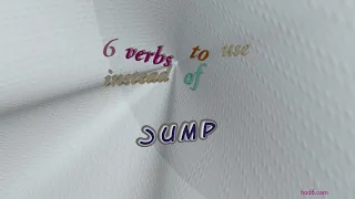 jump - 14 verbs meaning jump (sentence examples)