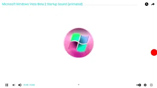 Microsoft Windows Vista Beta 2 Startup Sound Animated Effects Effects (SBP2WandXSV4E)