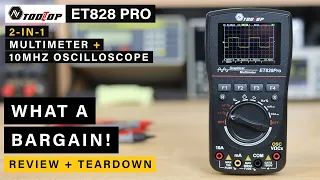 [NEW 2024] Tooltop ET828 PRO ⭐ Oscilloscope + Multimeter