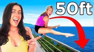 Last To Say NO Wins! *Gymnastics Challenge*