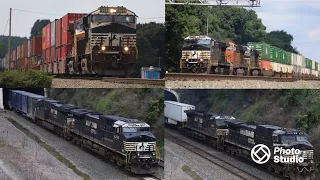 Norfolk Southern Pittsburgh line railfaning Gallitzin Tunnels,Creeson,Altoona PA (Part 2) (8/11/22)