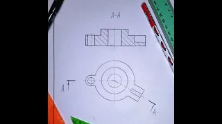 Как построить ЛОМАНЫЙ РАЗРЕЗ