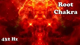 (POWERFUL 432 Hz) #1 ROOT CHAKRA Activation and Balancing (15 minute meditation)