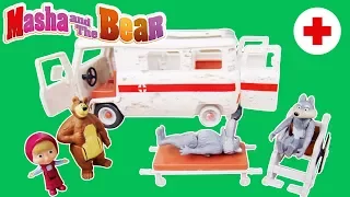 Simba Toys Masha and the Bear Ambulance Playset | SuperKidsToys