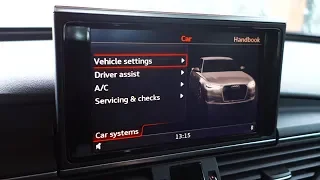 Audi A6 2016 - Audi MMI Preview