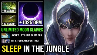 QUEEN OF THE JUNGLE 100% Full Agility Speed Butterfly Luna +1025 GPM Brutal Hit Like a Truck Dota 2