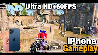 iPhone 12 Pro Max Ultra+60FPS😍 My Last Dinosaur Mode Gameplay 5Fingar+Gyro PUBG MOBILE