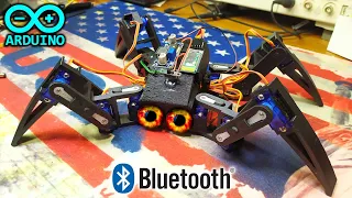 Робот Паук на Arduino c управлением по Bluetooth