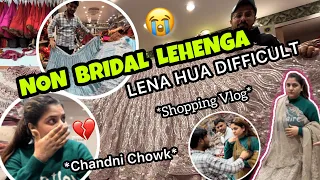 CHANDNI CHOWK Se Non-Bridal Lehenga Lena Hua Mushkil😥| Bridal, Non-Bridal | Musafir with Mic